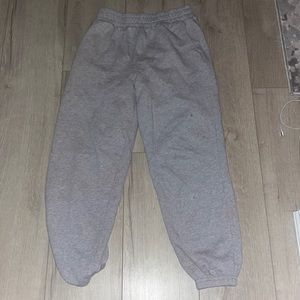 Grey sweatpants